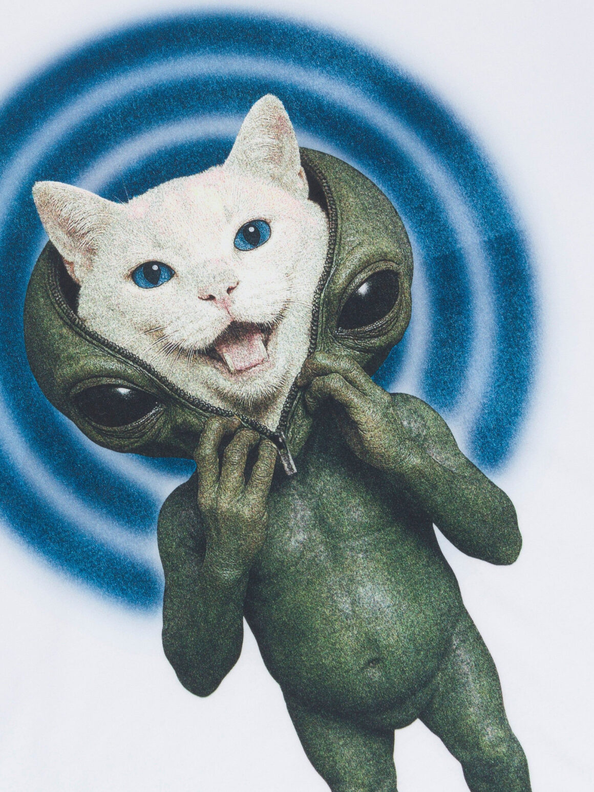 Imagem de: Camiseta RIPNDIP Take Ur Mask Off Branca