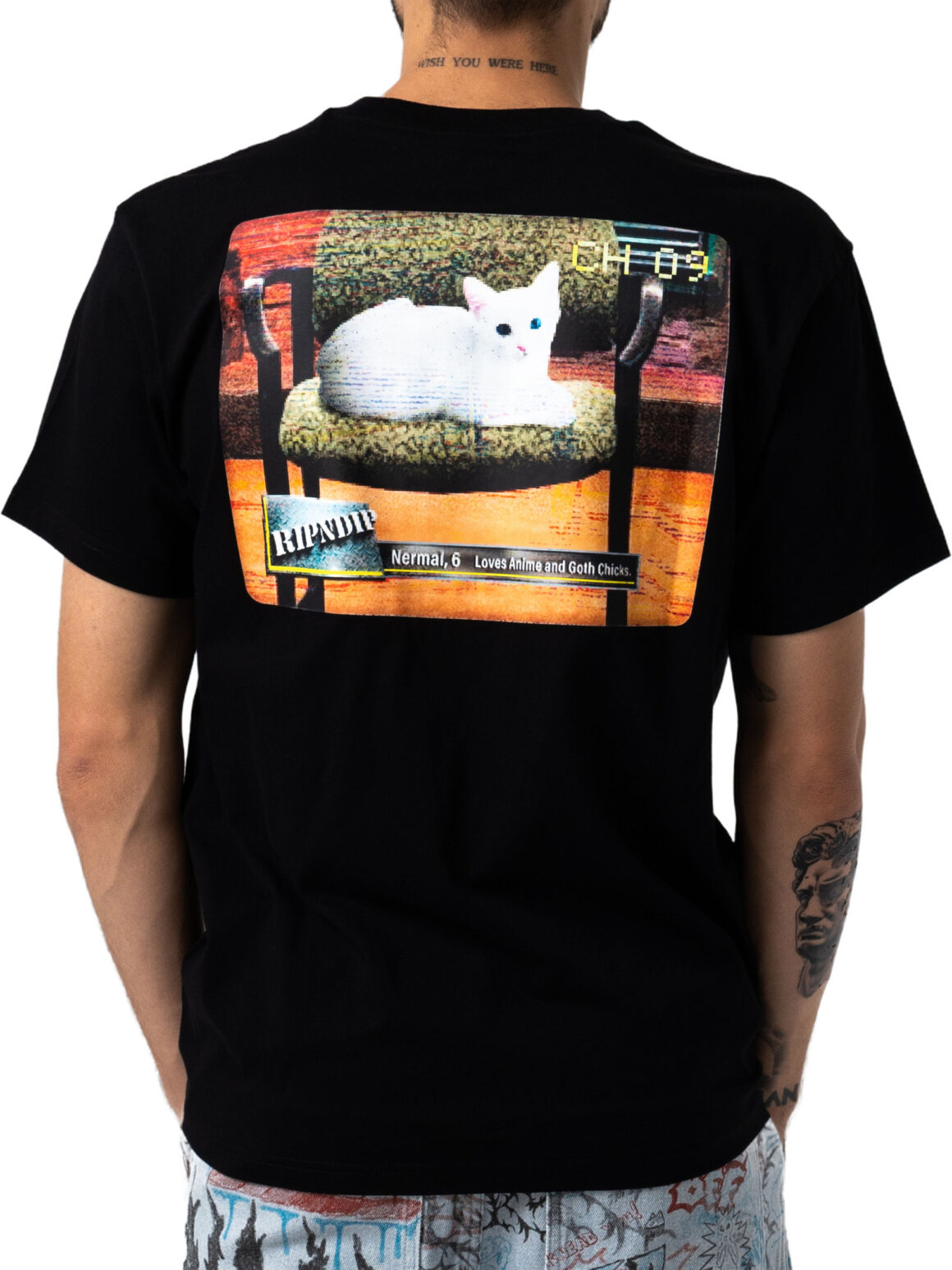 Imagem de: Camiseta RIPNDIP Talk Show Preta
