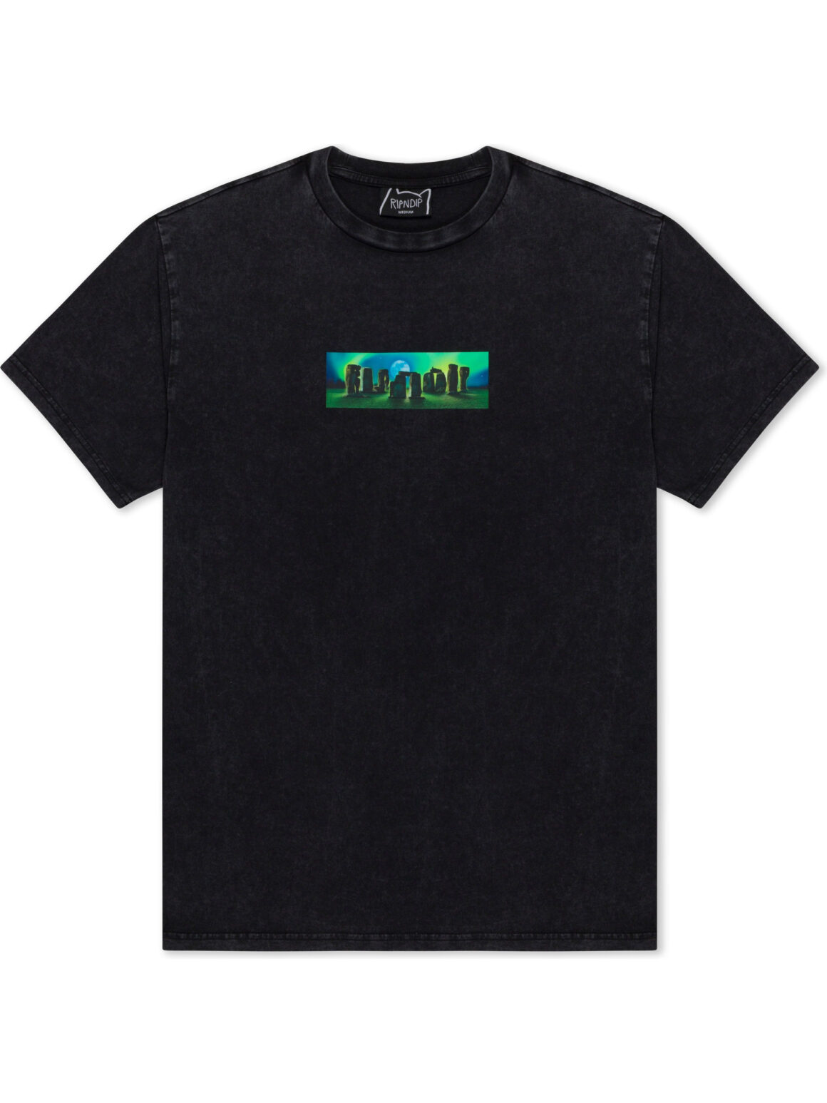 Imagem de: Camiseta Ripndip UFO Tours Preto Estonado
