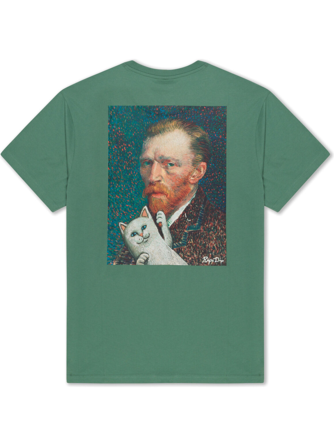 Imagem de: Camiseta RIPNDIP Van Nermal Verde Oliva