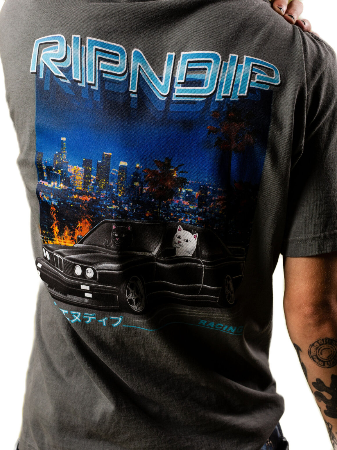 Imagem de: Camiseta Ripndip Vroom Vroom Chumbo