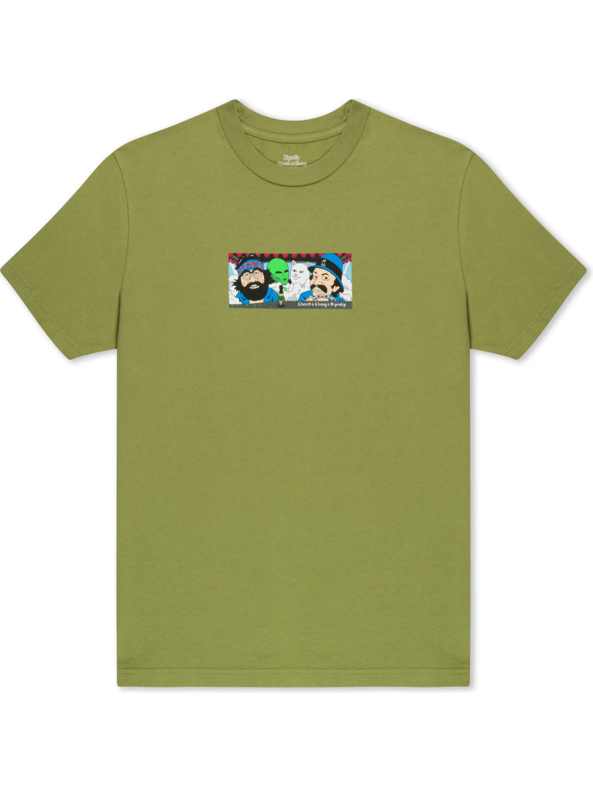 Imagem de: Camiseta RIPNDIP x Cheech & Chong Riders Verde Floresta Claro