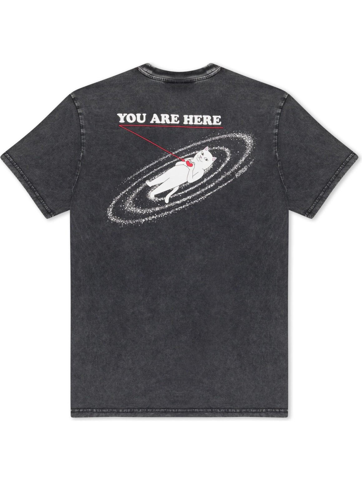 Imagem de: Camiseta RIPNDIP You Are Here Preto Vintage