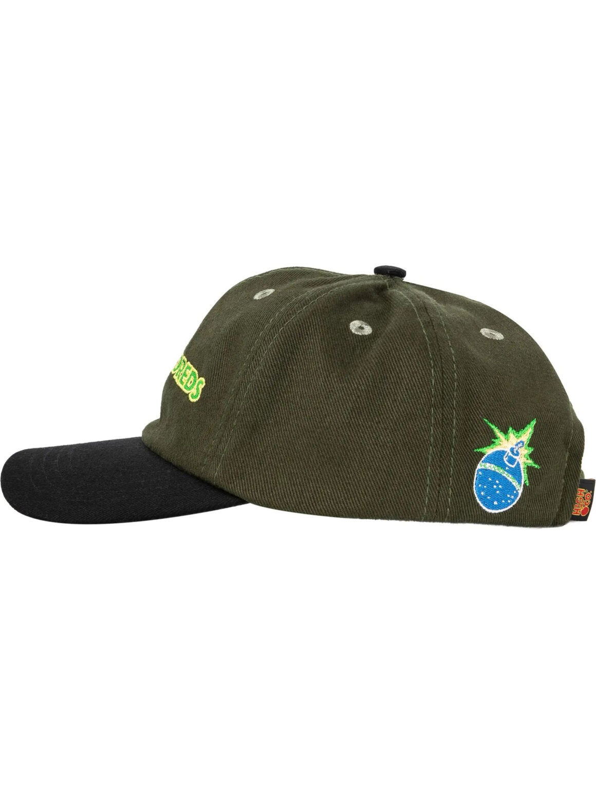 Imagem de: Boné HIGH Company X The Hundreds Flames Bar Logo Polo Verde