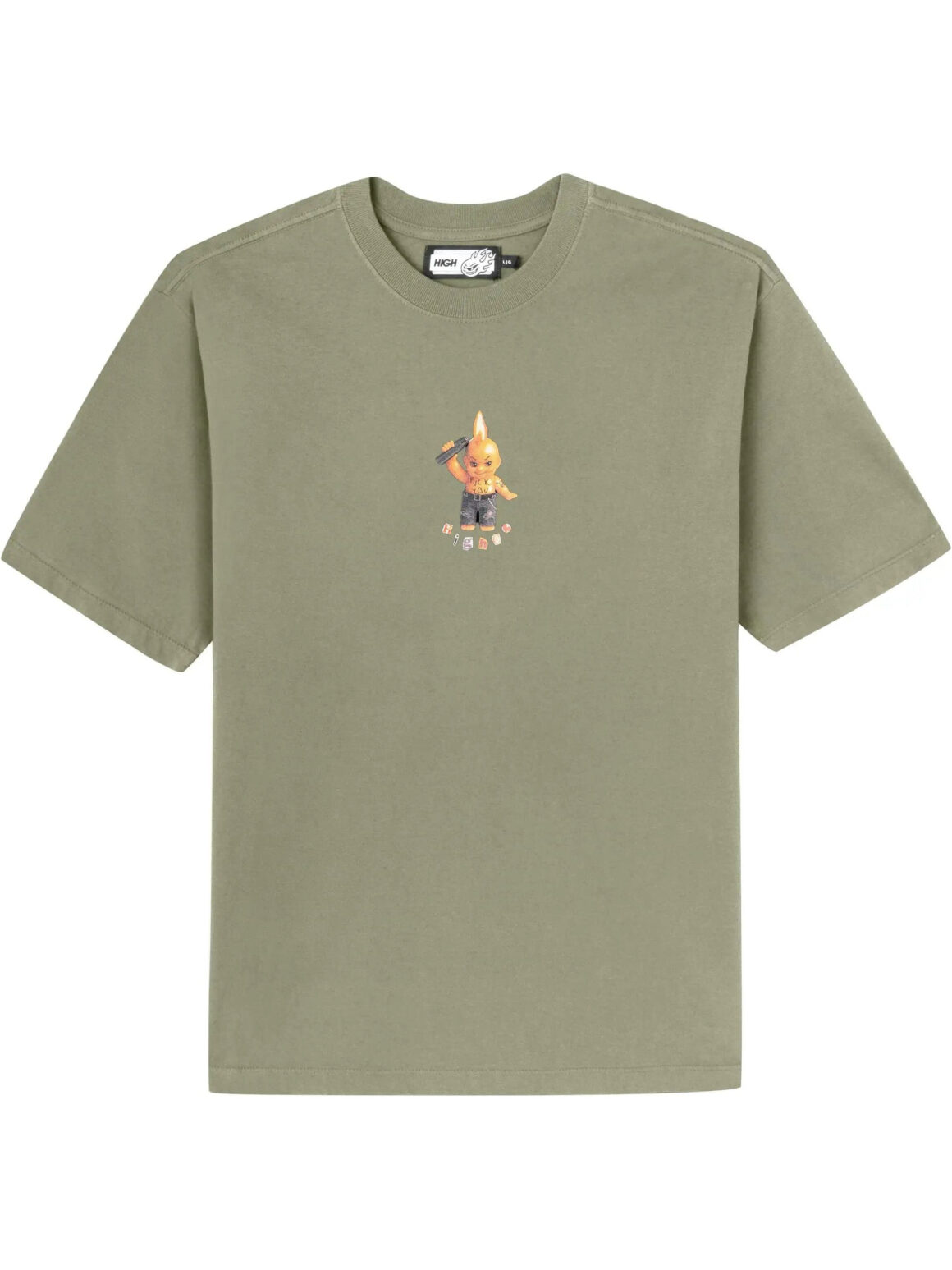 Imagem de: Camiseta HIGH Company Candle Baby Tee Bege