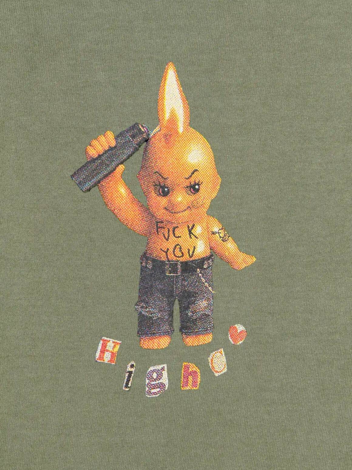 Imagem de: Camiseta HIGH Company Candle Baby Tee Bege