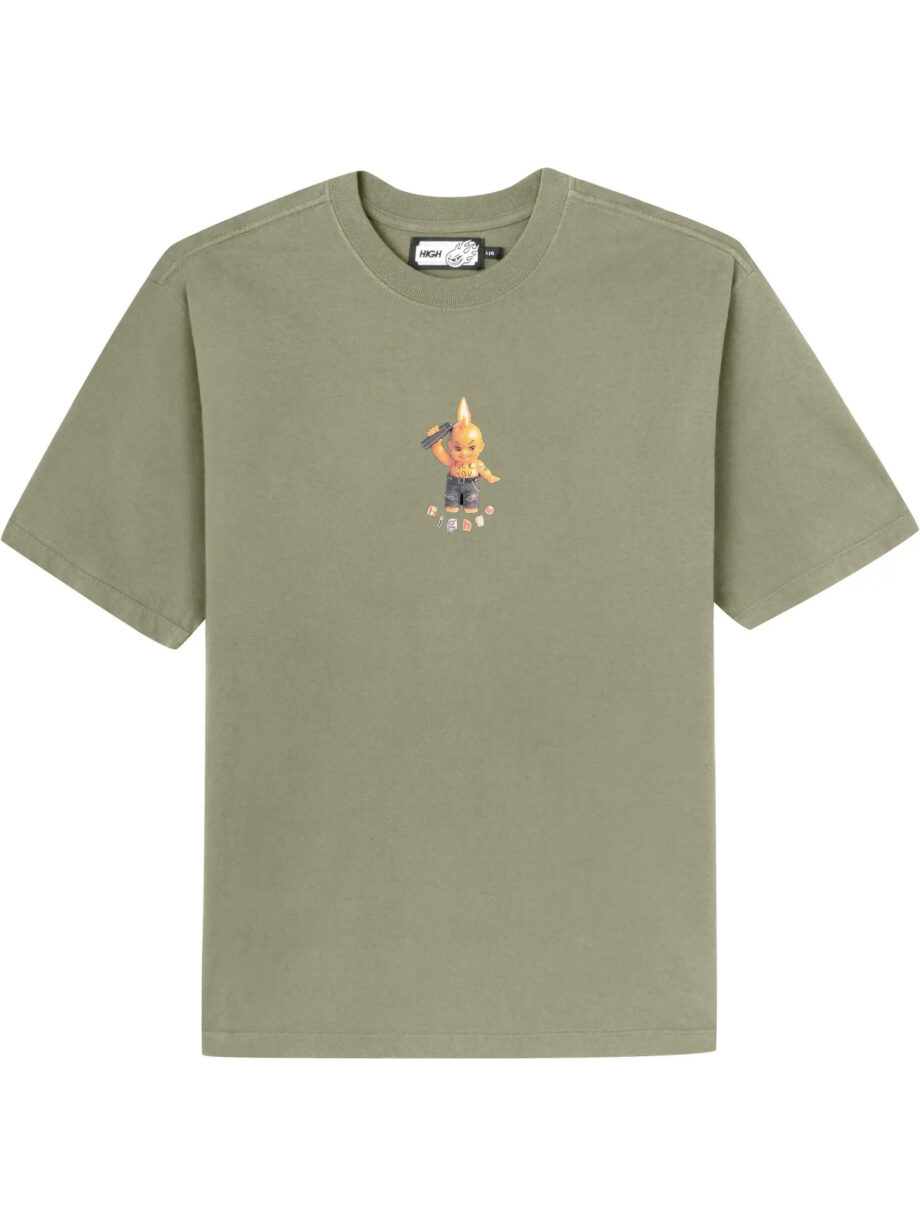 Imagem de: Camiseta HIGH Company Candle Baby Tee Bege