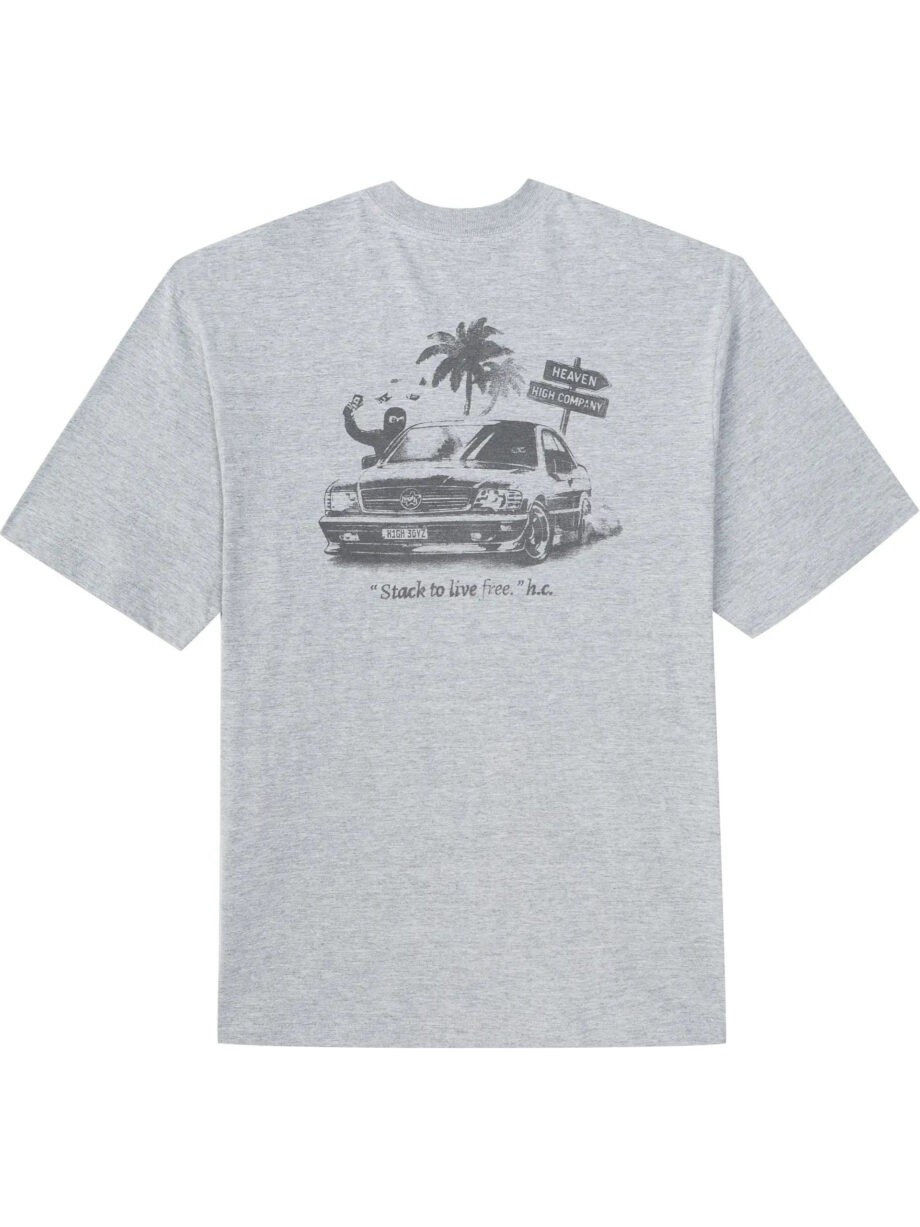 Imagem de: Camiseta HIGH Company Cash Rules Cinza Mescla