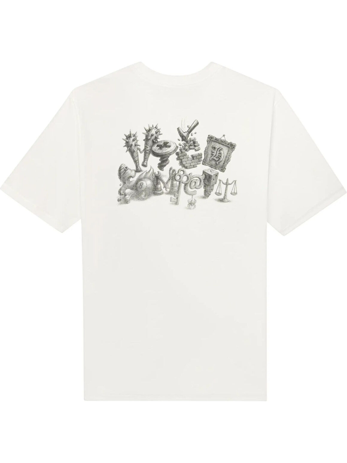Imagem de: Camiseta HIGH Company Crazy Letters Branca