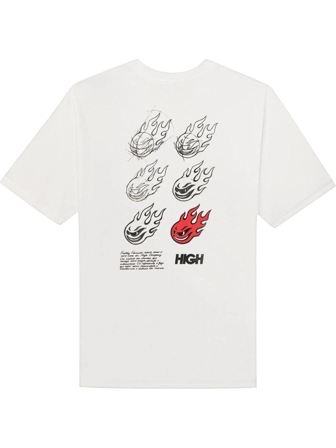 Imagem de: Camiseta HIGH Company Freddy Sketch Branca