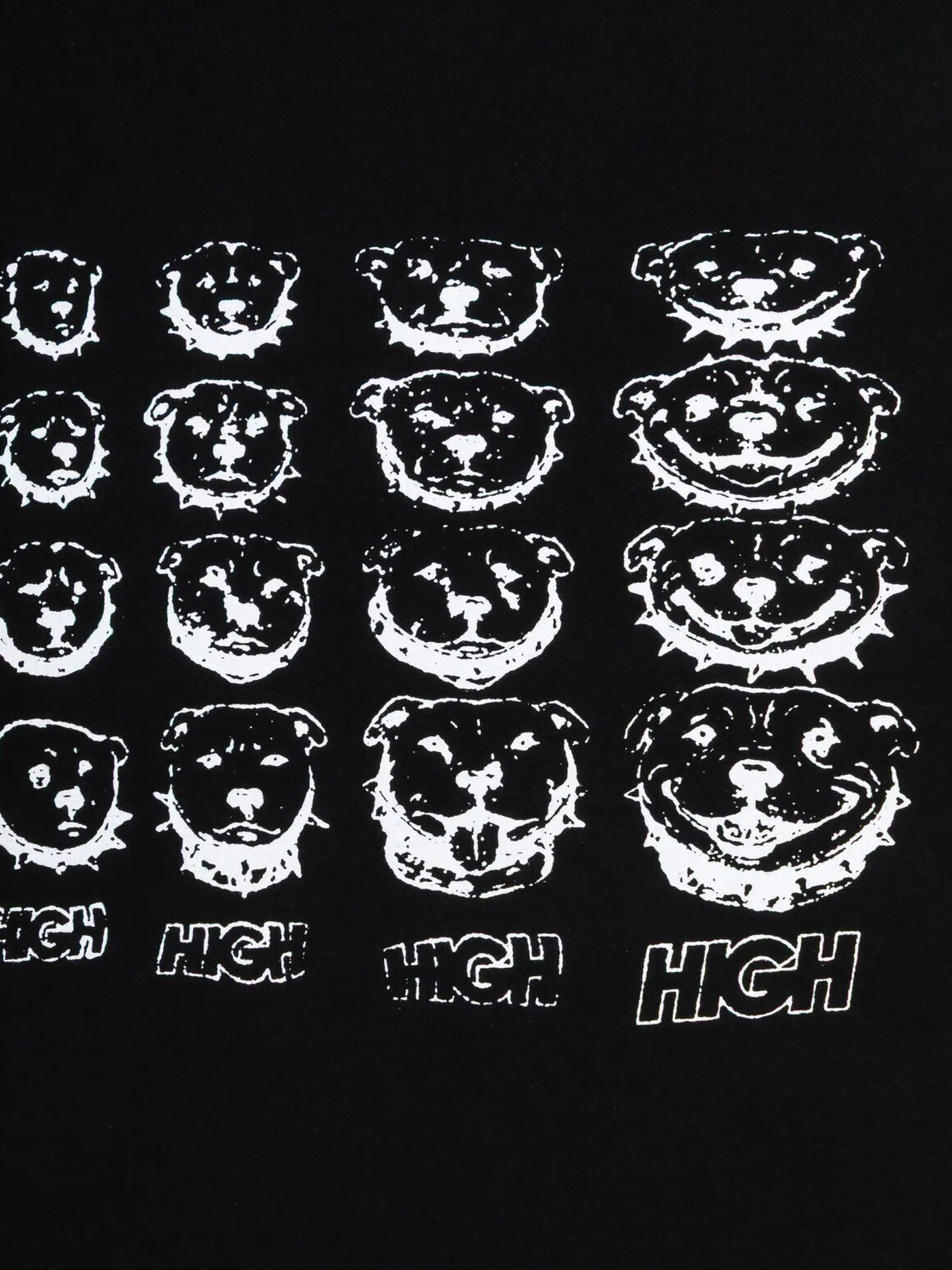Imagem de: Camiseta HIGH Company Puppy Grid Preta