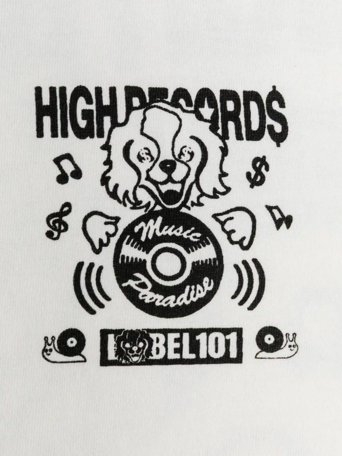 Imagem de: Camiseta HIGH Company Records Branco