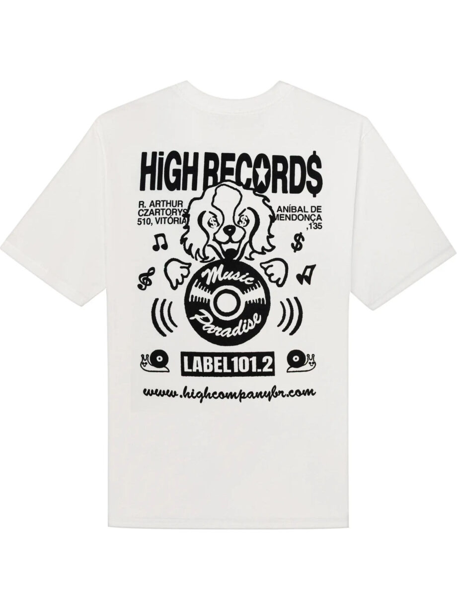 Imagem de: Camiseta HIGH Company Records Branco