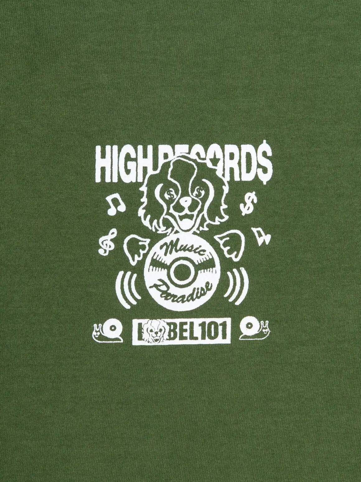 Imagem de: Camiseta HIGH Company Records Tee Verde