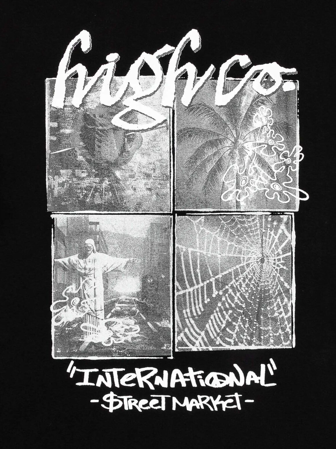 Imagem de: Camiseta HIGH Company Street Market Preta