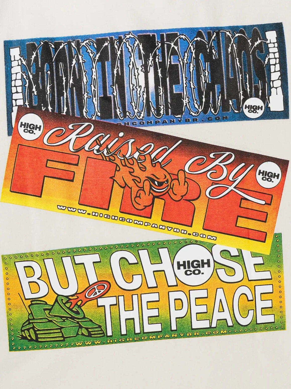 Imagem de: Camiseta HIGH Company Ticket Branca