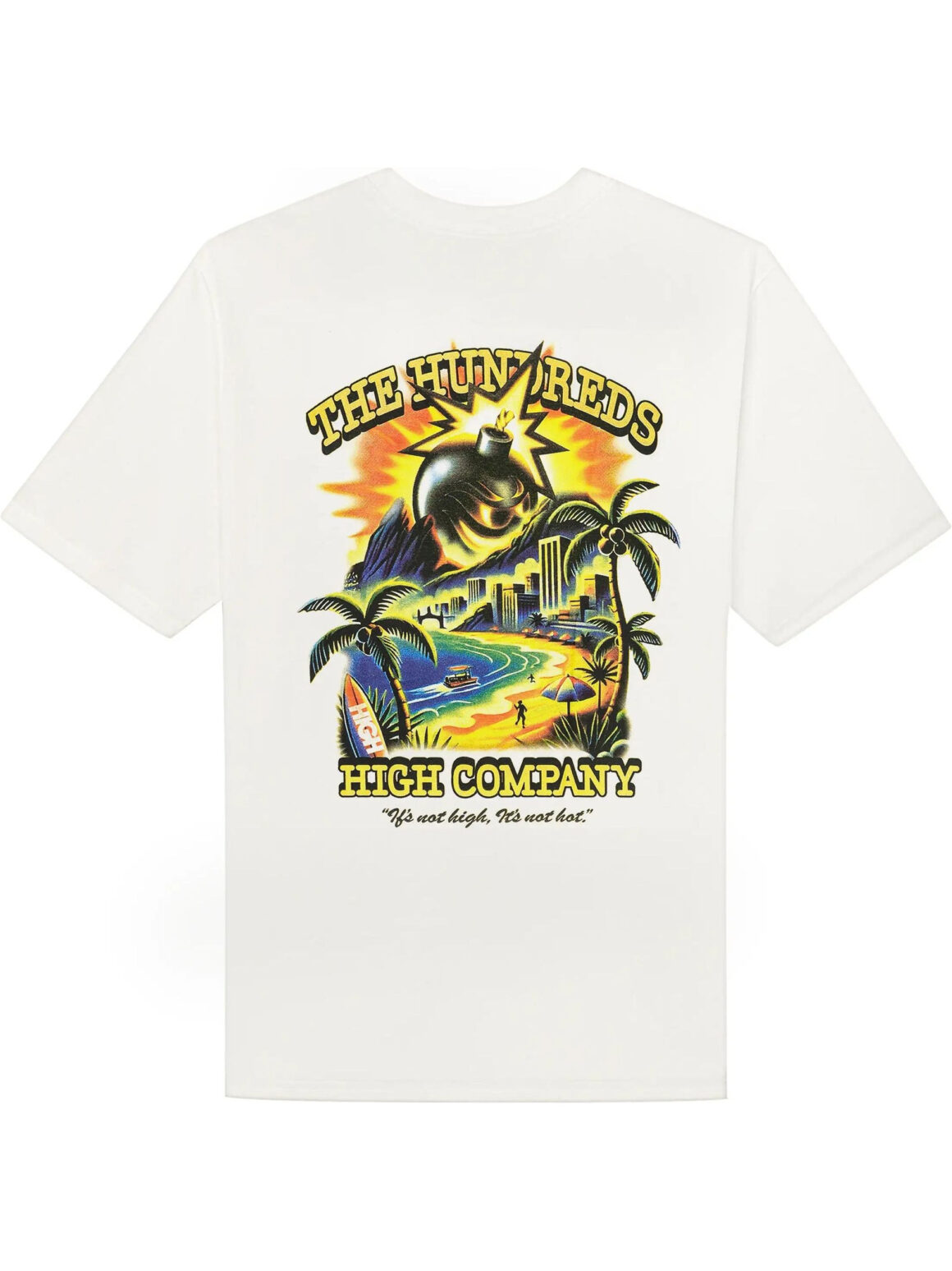 Imagem de: Camiseta HIGH Company X The Hundreds Adam Bomb Beach Branco