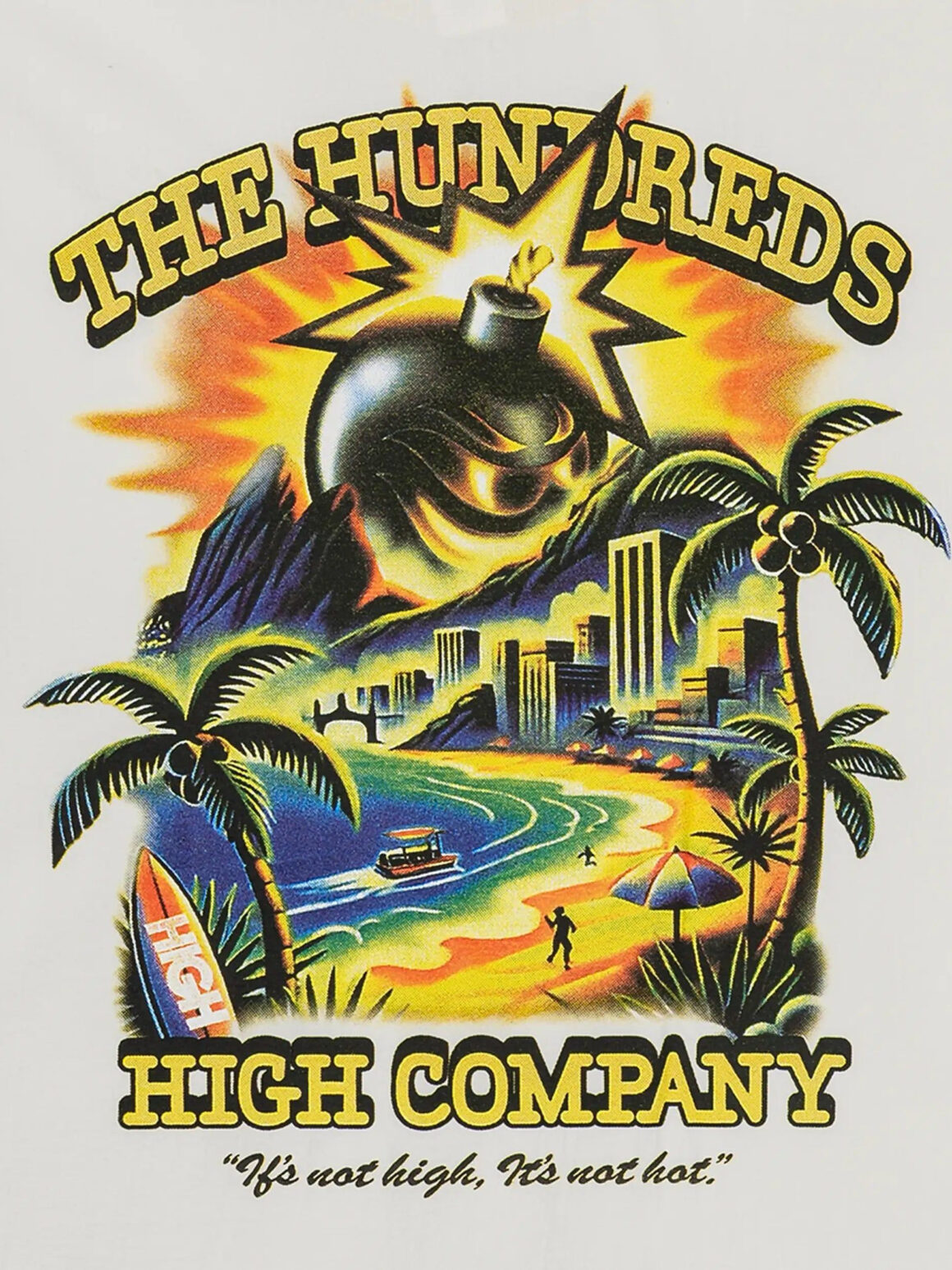 Imagem de: Camiseta HIGH Company X The Hundreds Adam Bomb Beach Branco