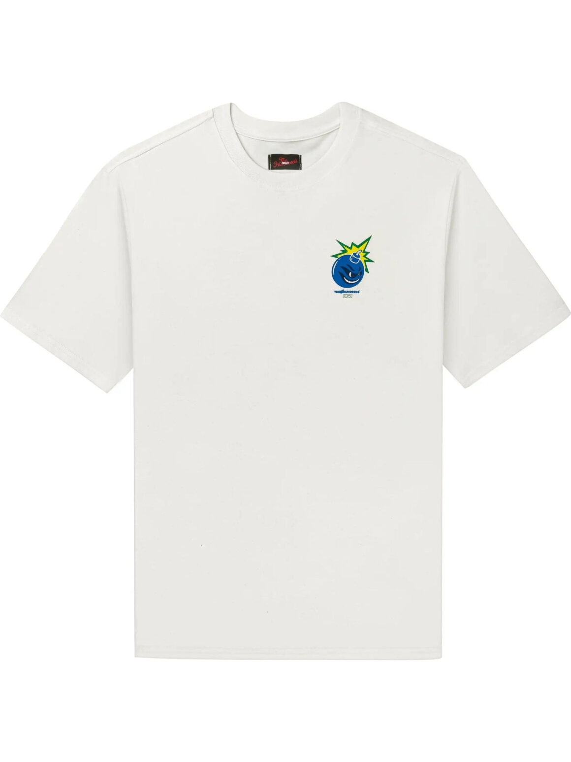 Imagem de: Camiseta HIGH Company X The Hundreds Adam Bomb Flames Branca