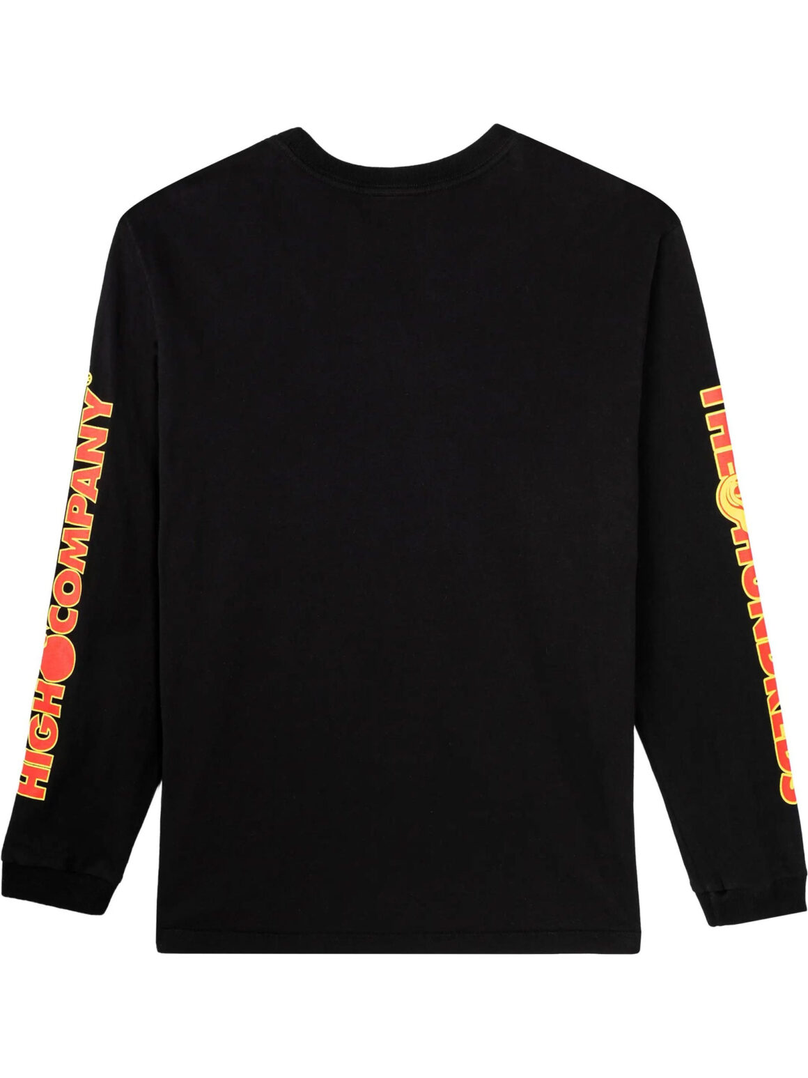 Imagem de: Camiseta Manga Longa High Company X The Hundreds Adam Bomb Flames Preta