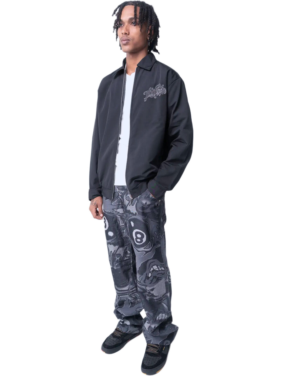 Imagem de: Jaqueta HIGH Company Jacquard Preta