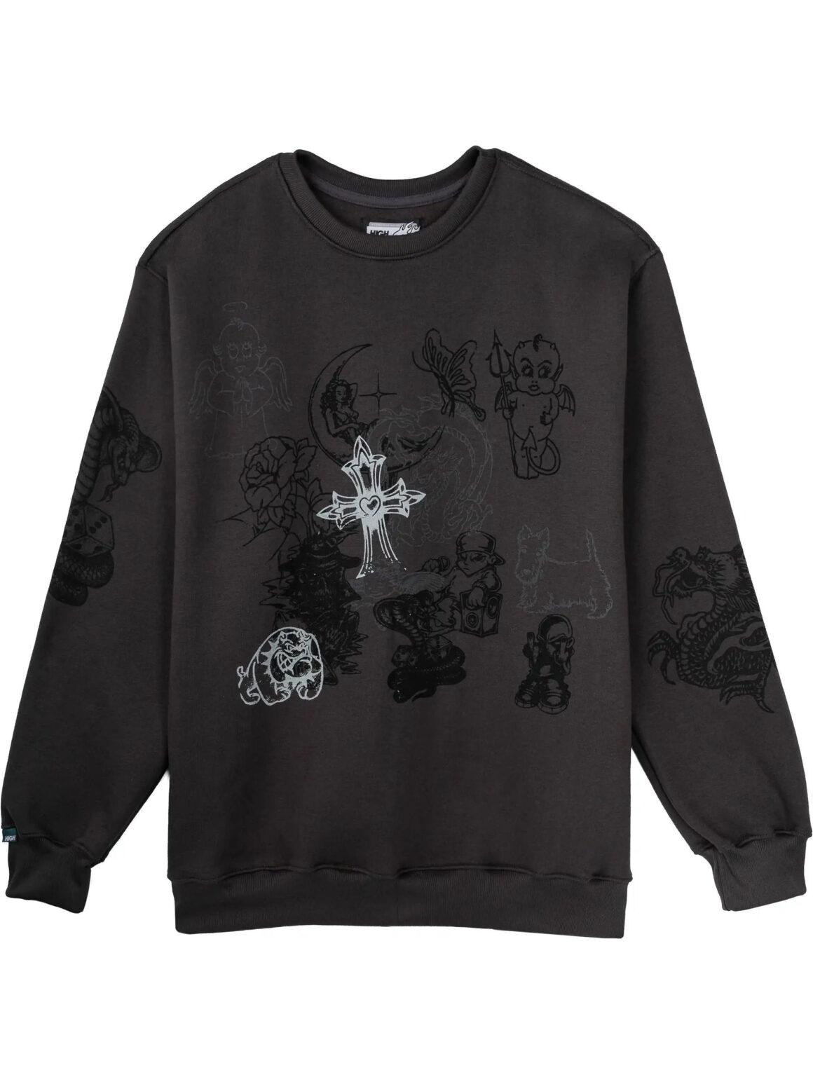 Imagem de: Moletom Crewneck HIGH Company Freeline Marrom