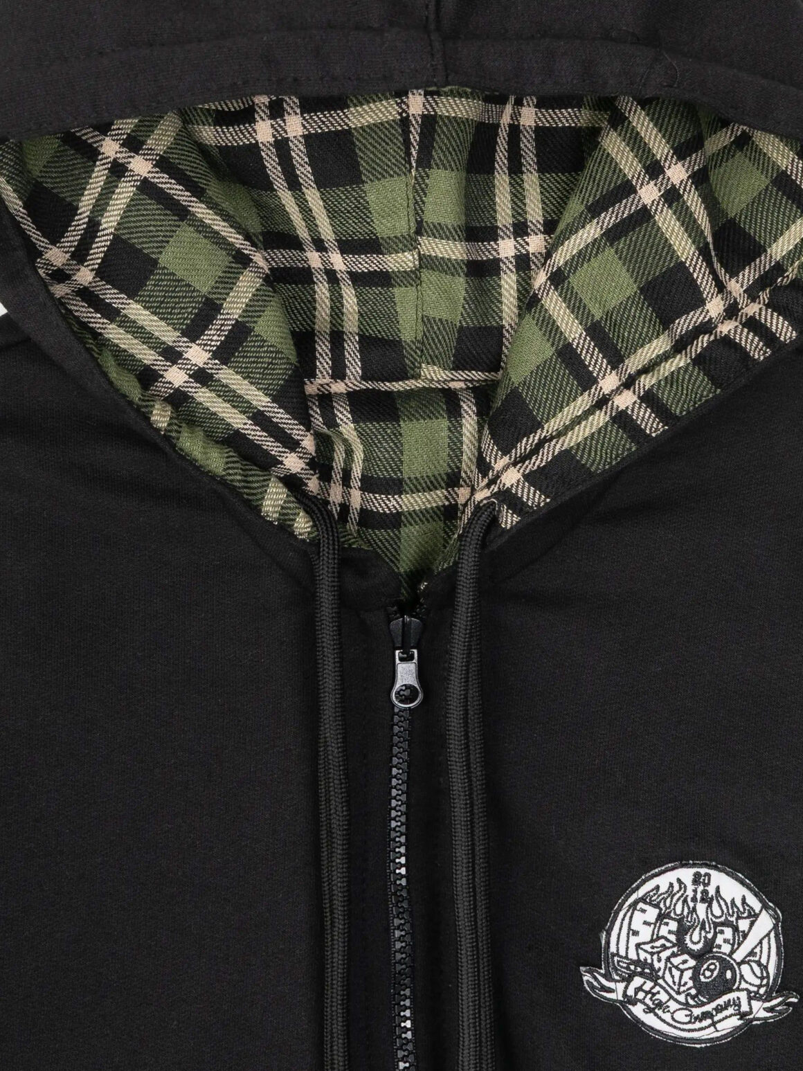 Imagem de: Moletom High Company Reversible Plaid Hoodie Preto