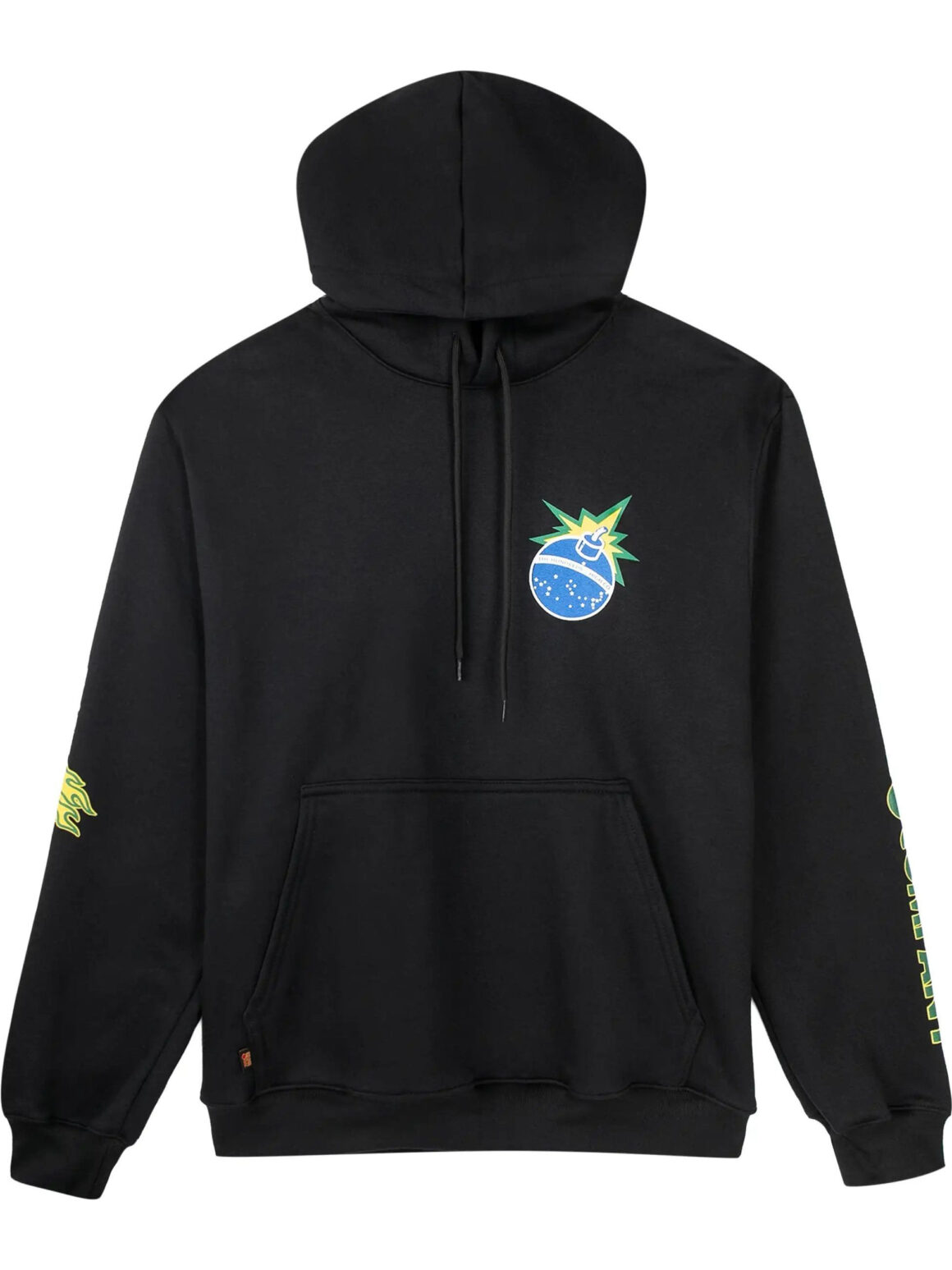 Imagem de: Moletom HIGH Company X The Hundreds Flames Bar Logo Preto