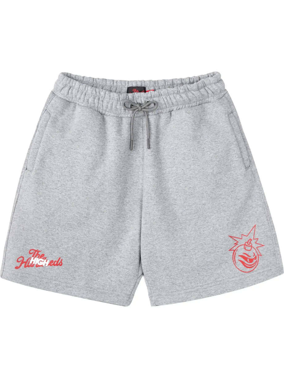 Imagem de: Shorts High Company X The Hundreds Sweatshorts Cinza Mescla
