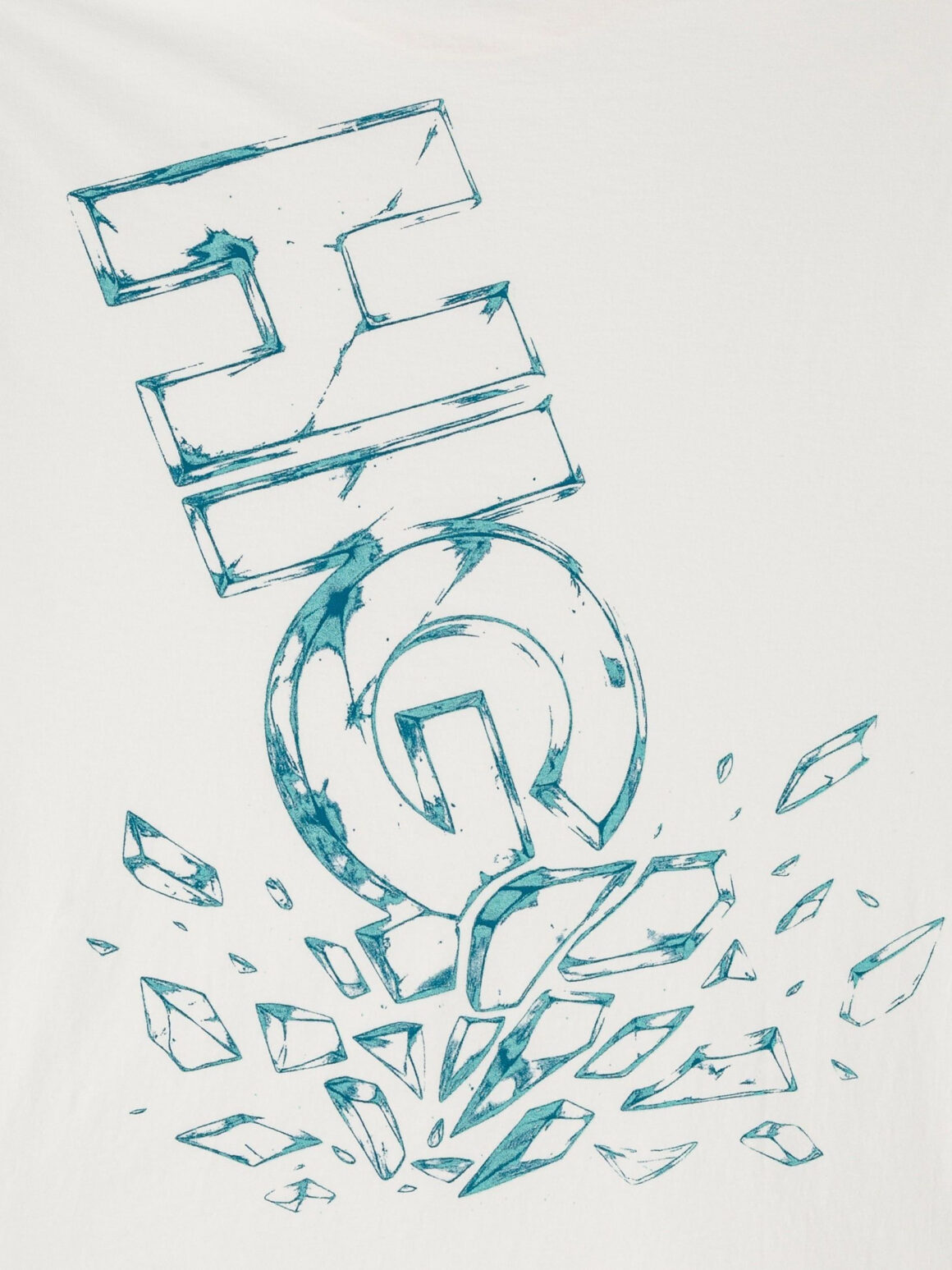 Imagem de: Camiseta HIGH Company Broken Glass Branca