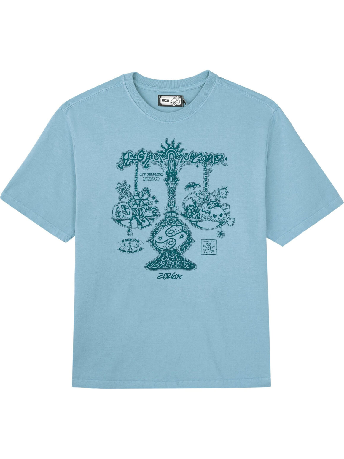 Imagem de: Camiseta HIGH Company Equilibrium Azul Mist