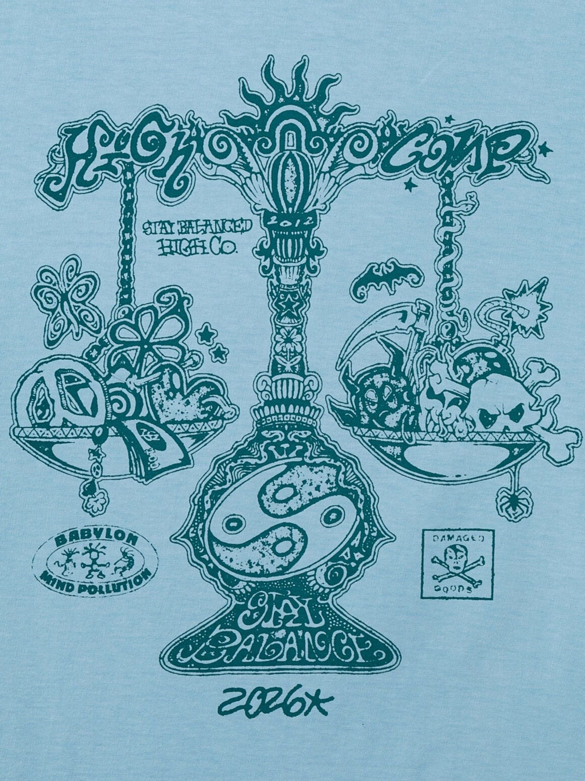 Imagem de: Camiseta HIGH Company Equilibrium Azul Mist