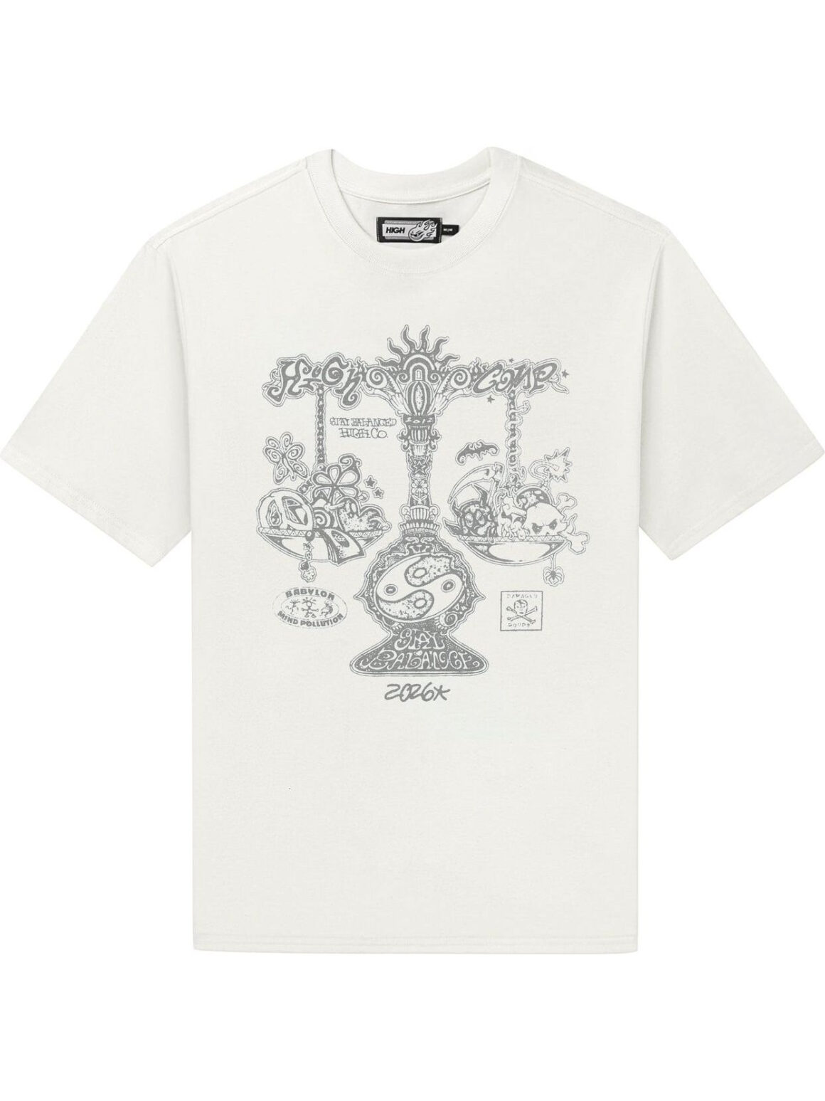 Imagem de: Camiseta HIGH Company Equilibrium Branco
