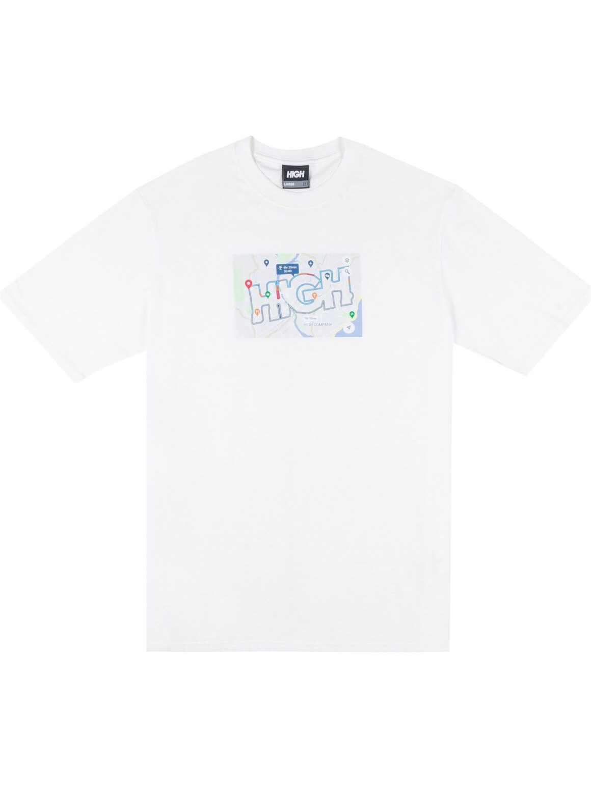 Imagem de: Camiseta HIGH Company Maps Branca