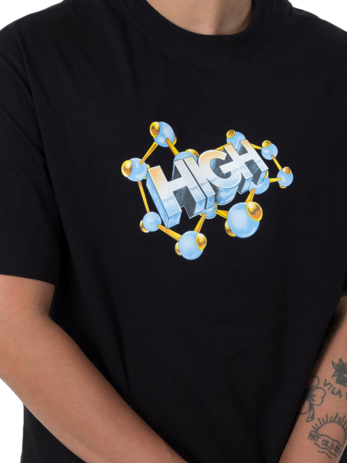 Imagem de: Camiseta HIGH Company Molecules Preta