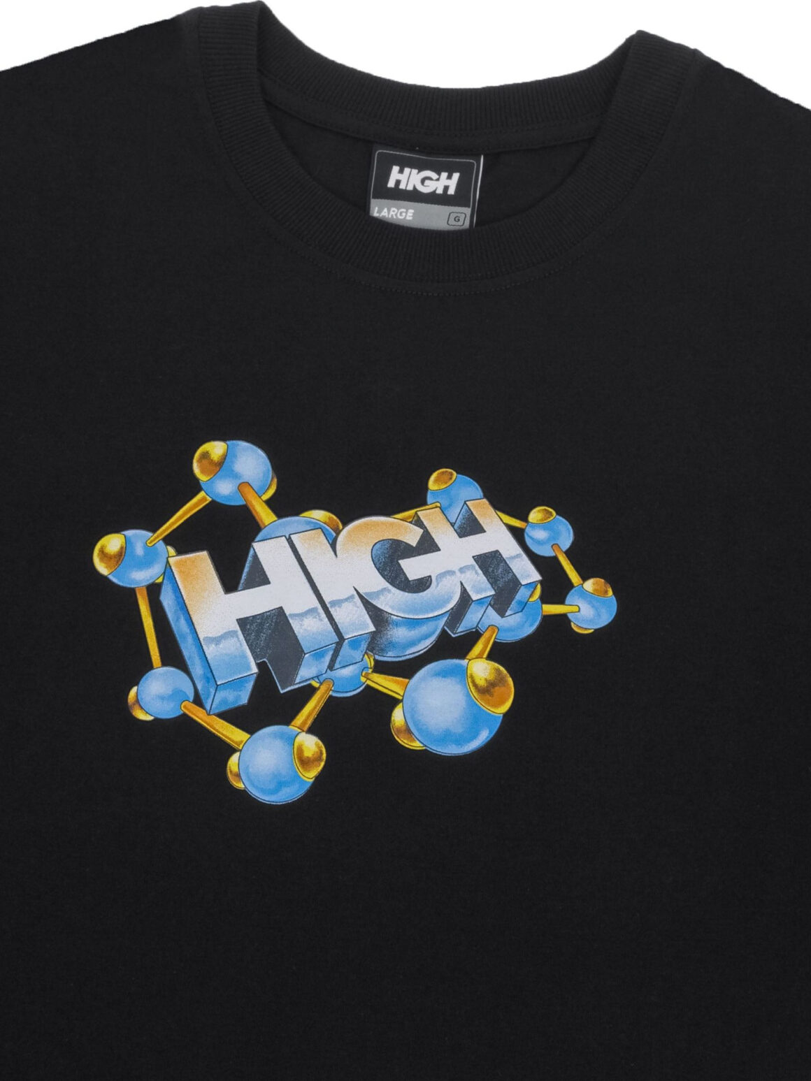 Imagem de: Camiseta HIGH Company Molecules Preta