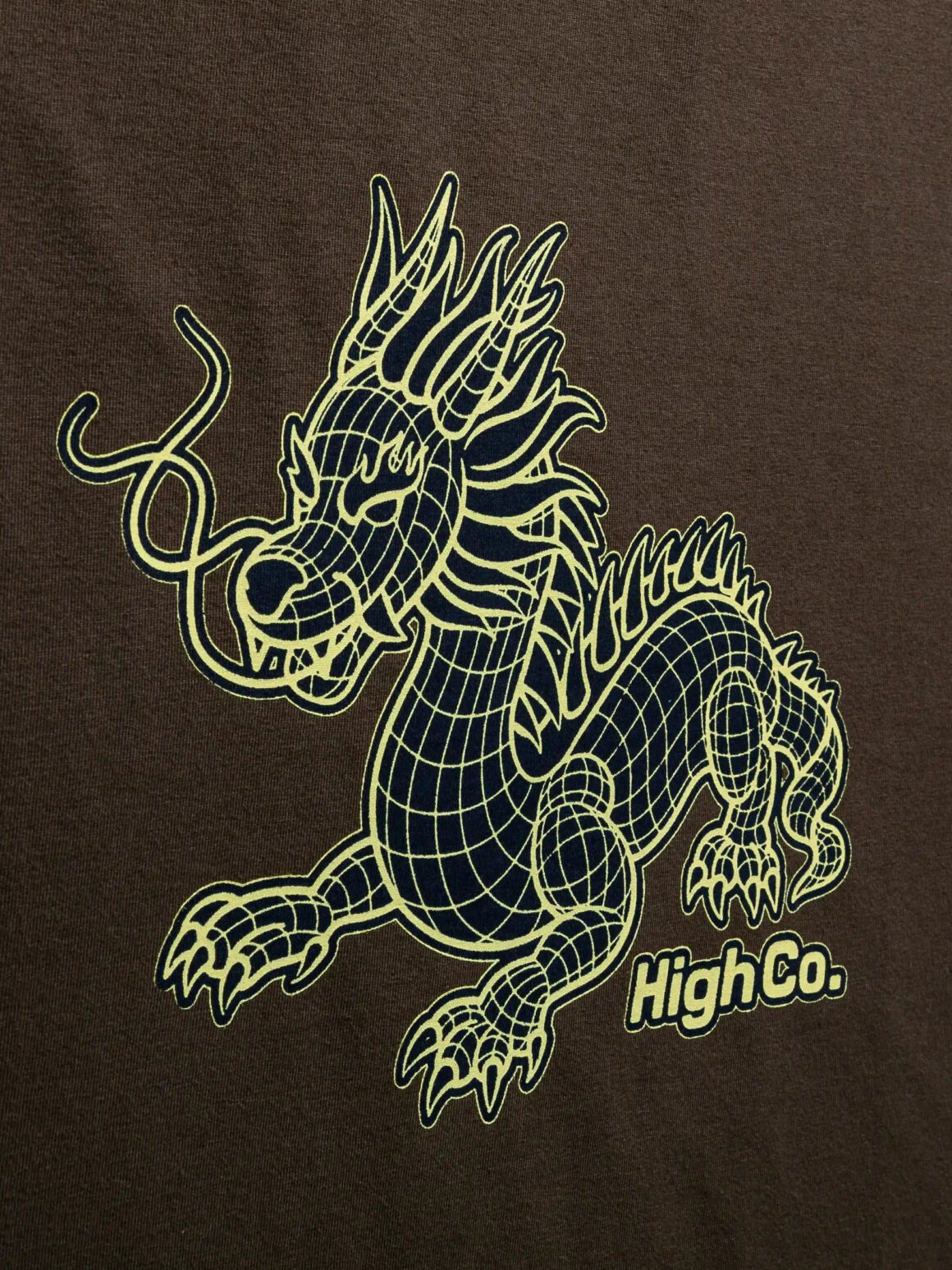 Imagem de: Camiseta HIGH Company Night Dragon Marrom
