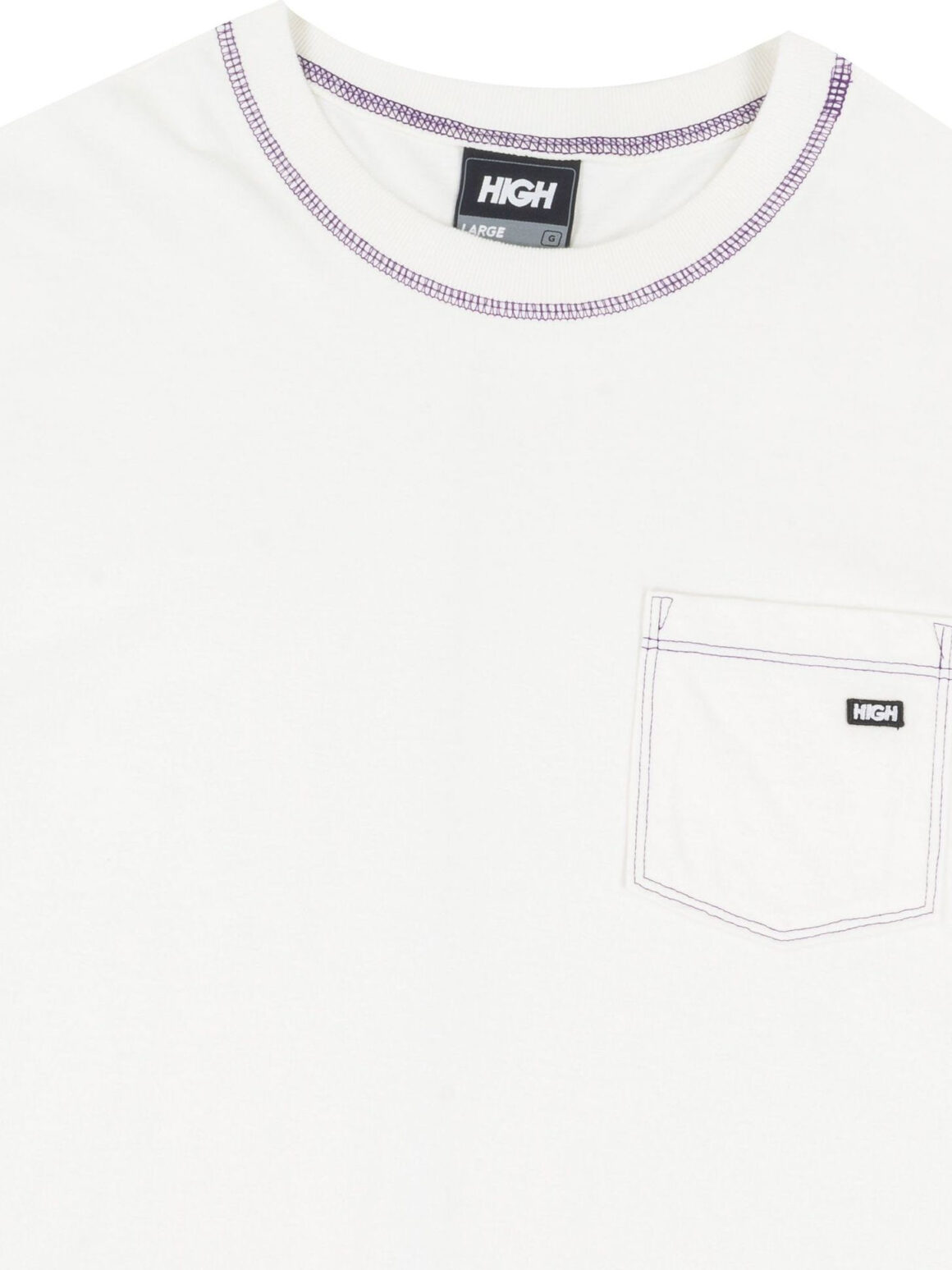 Imagem de: Camiseta High Company Pocket Tee Colored Branca