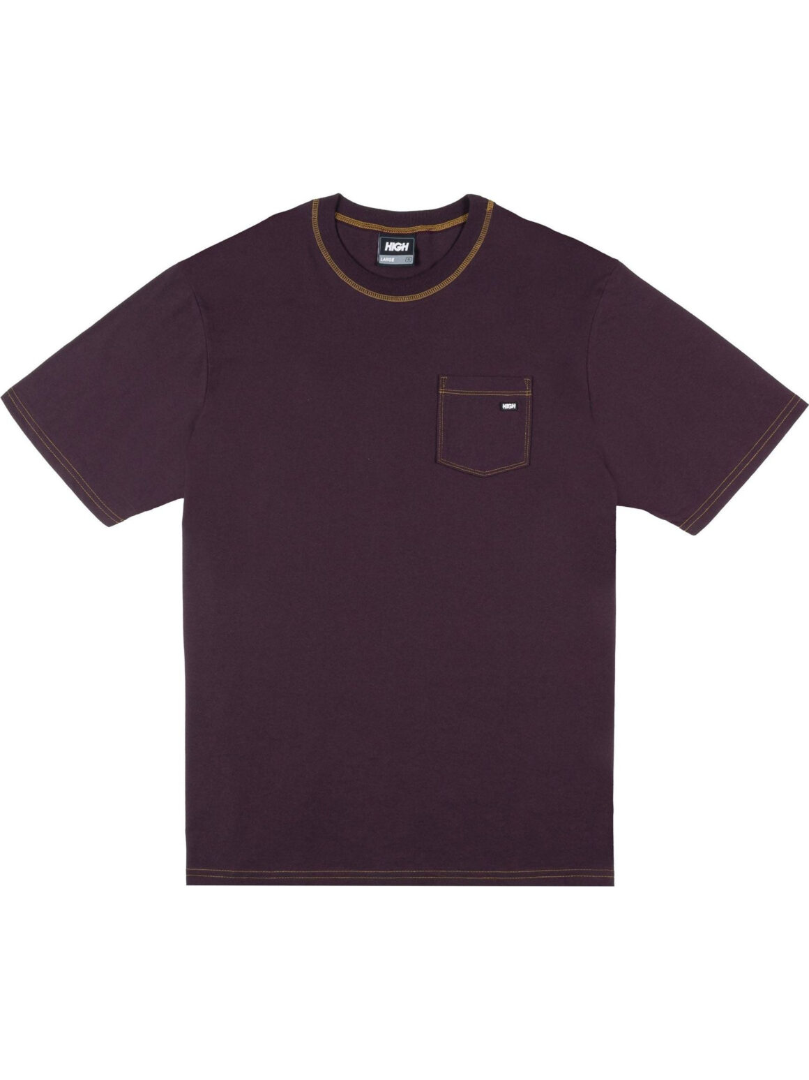 Imagem de: Camiseta HIGH Company Pocket Tee Colored Marrom