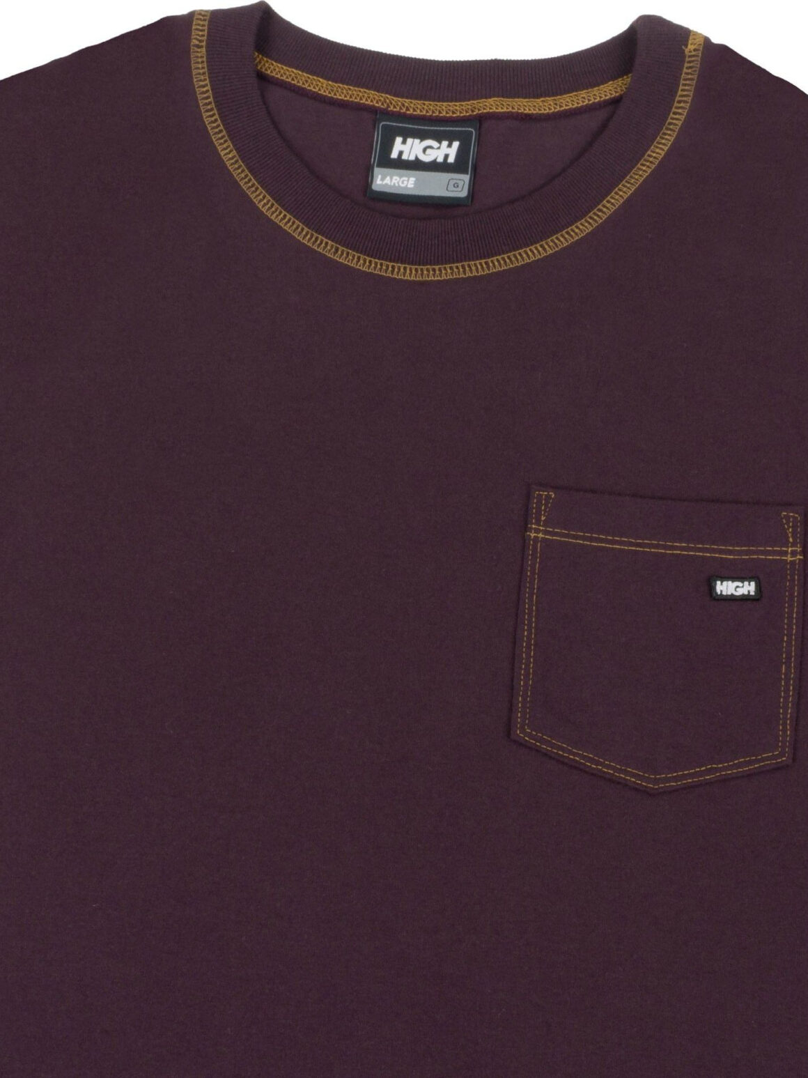 Imagem de: Camiseta HIGH Company Pocket Tee Colored Marrom