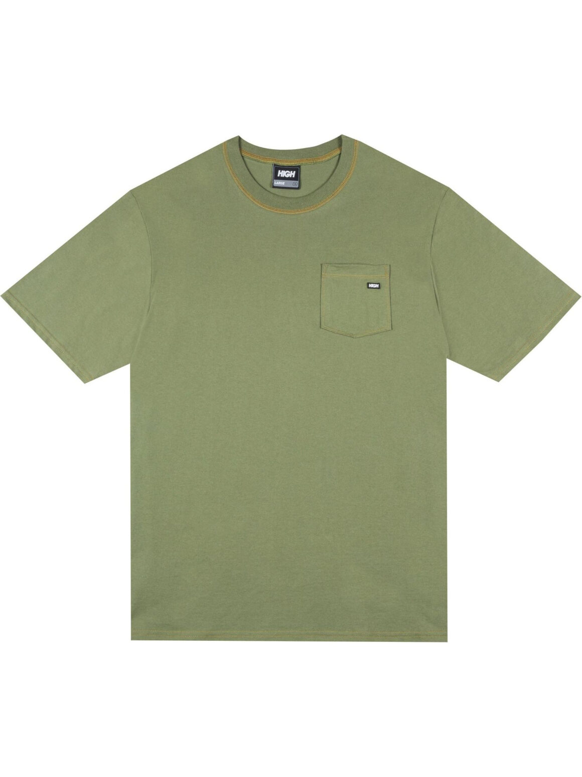 Imagem de: Camiseta HIGH Company Pocket Tee Colored Swamp