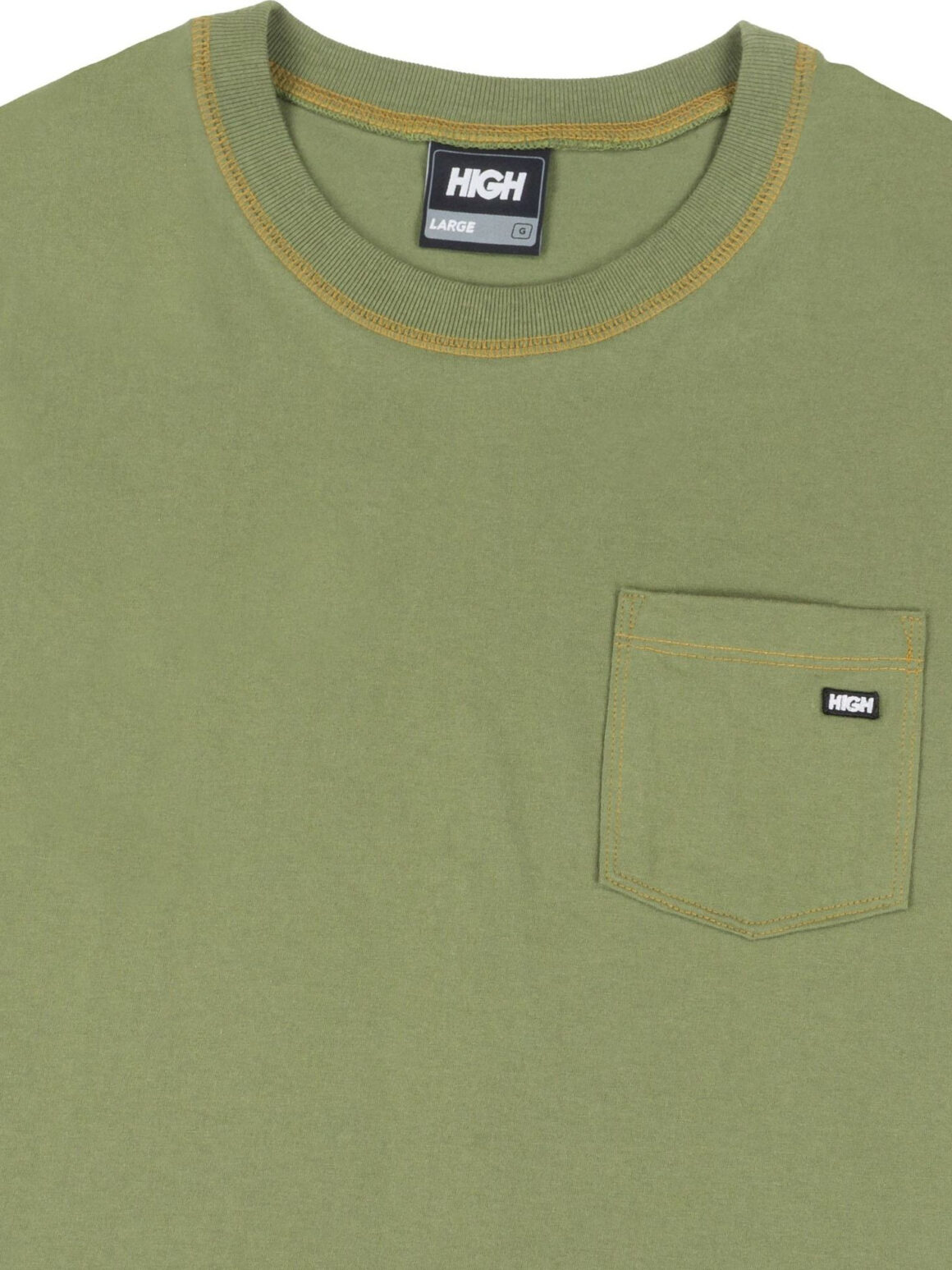 Imagem de: Camiseta HIGH Company Pocket Tee Colored Swamp