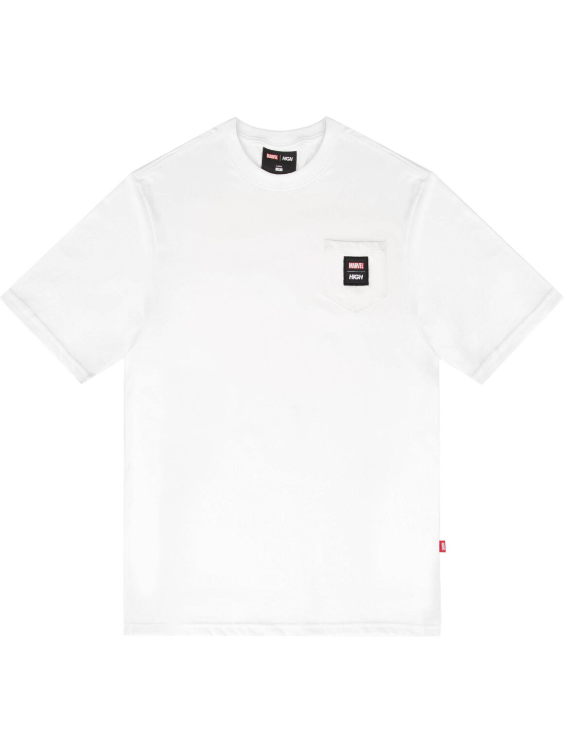 Imagem de: Camiseta HIGH Company Pocket Tee High X Marvel Branca