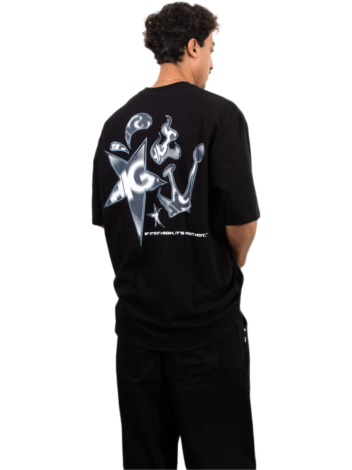 Imagem de: Camiseta HIGH Company Stamp Preta