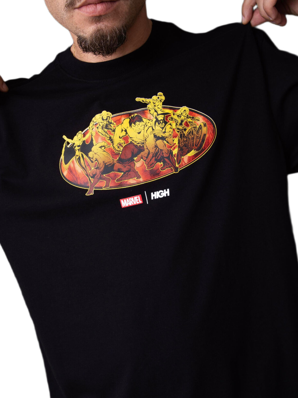 Imagem de: Camiseta HIGH Company Tee Heroes Preta