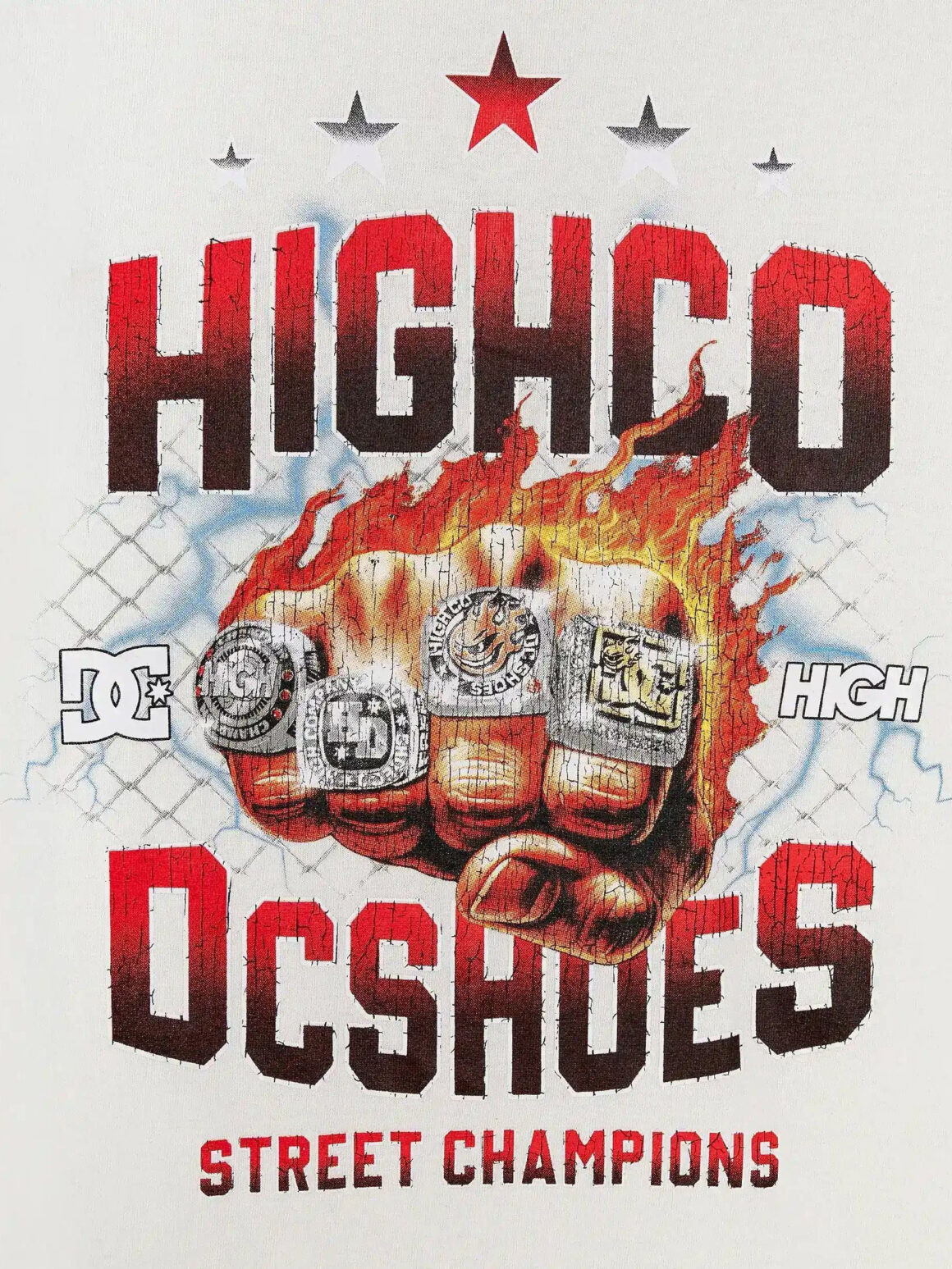 Imagem de: Camiseta HIGH Company Tee Ring HIGH x DC Branca