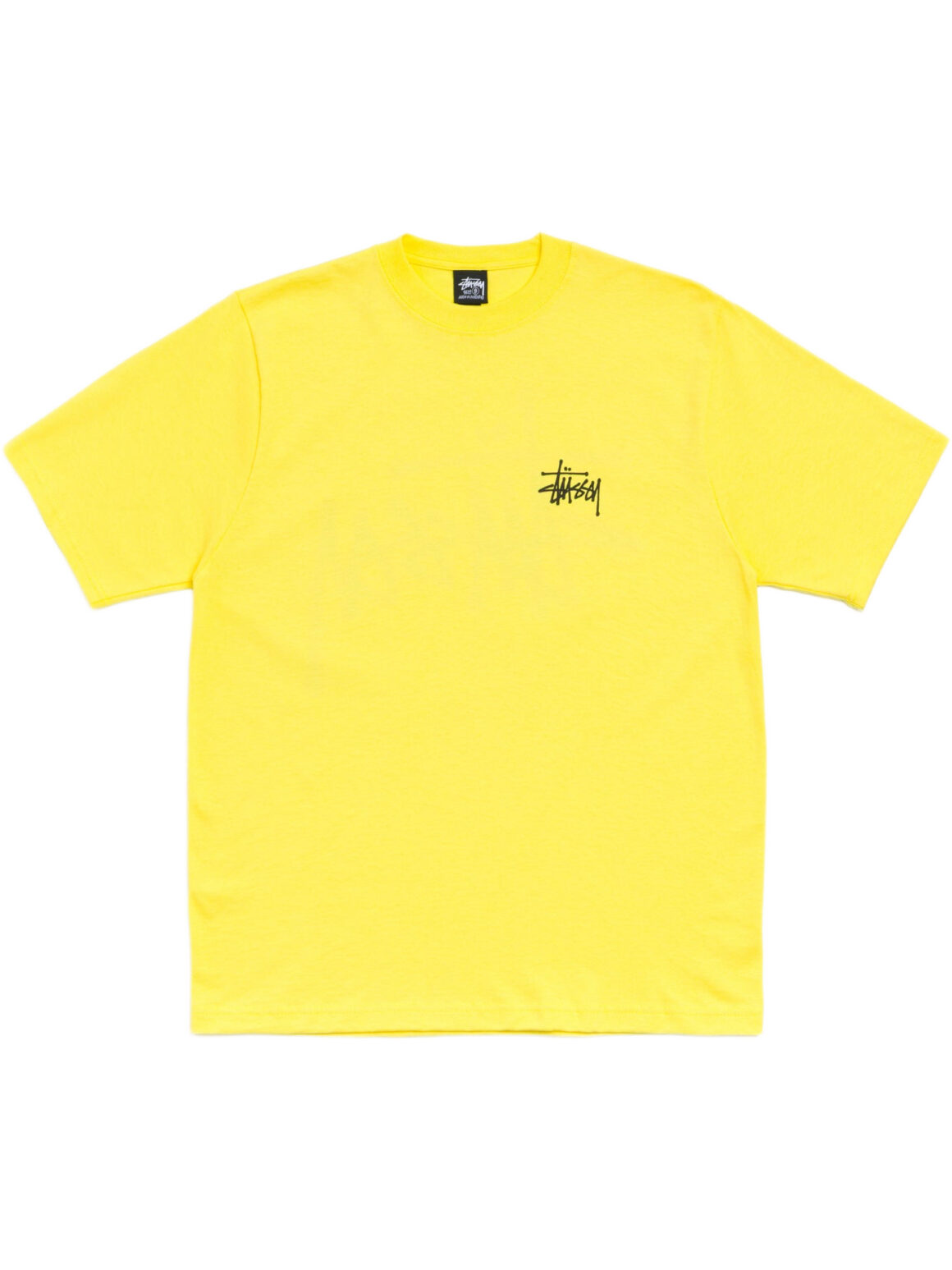 Imagem de: Camiseta Stüssy Basic Tee Amarela