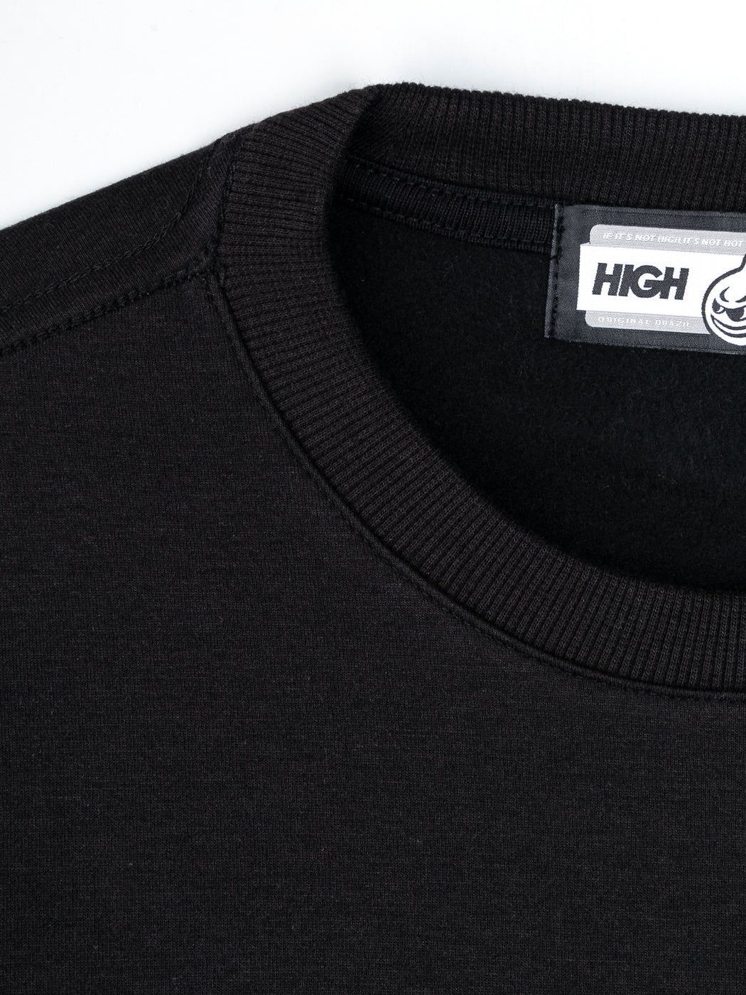 Imagem de: Moletom HIGH Company Interlock Crewneck Preto