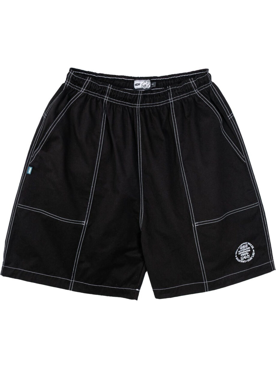 Imagem de: Shorts HIGH Company Hyper Colored Stamp Preto