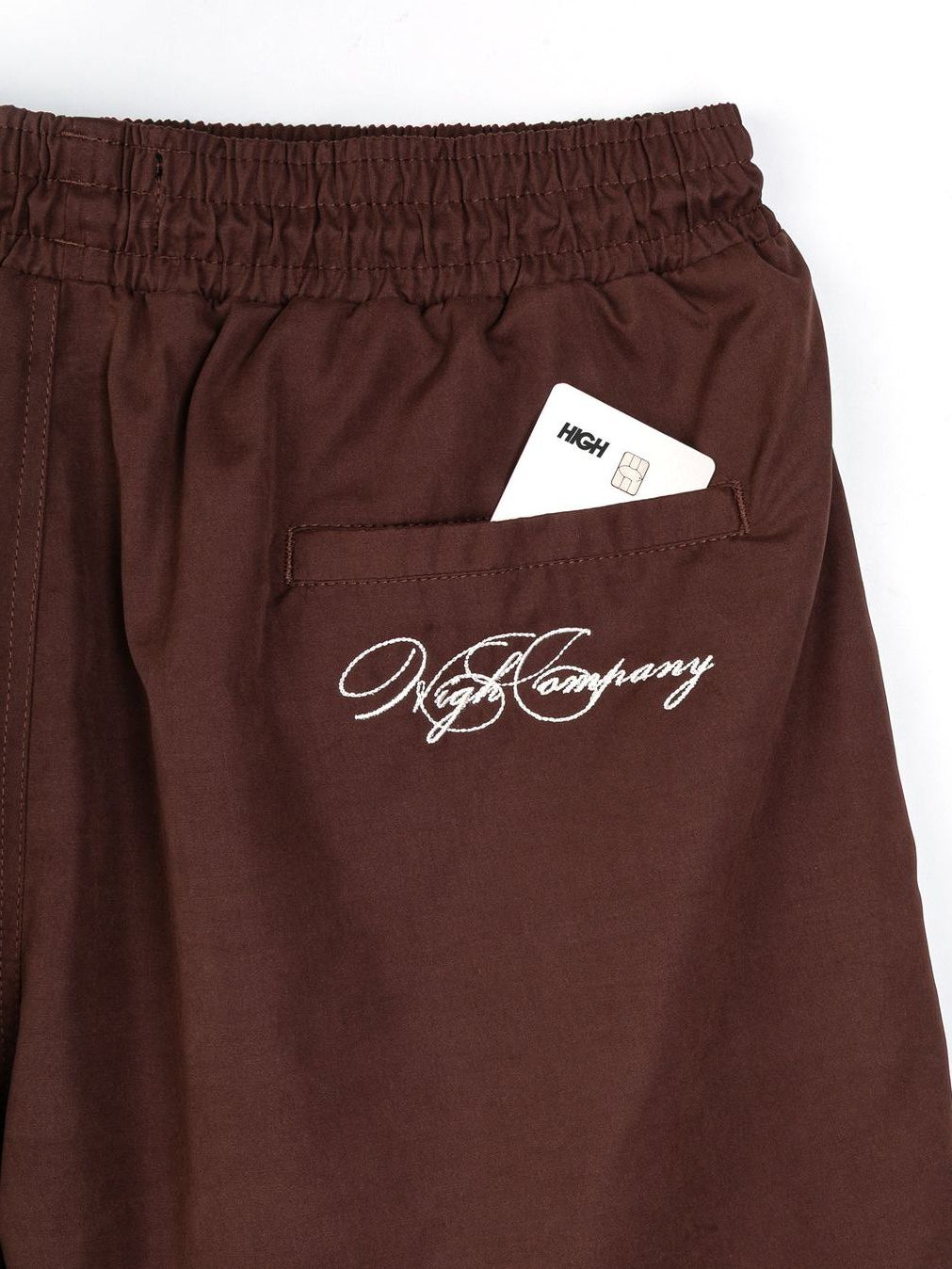 Imagem de: Shorts HIGH Company Pleated Mesh Marrom
